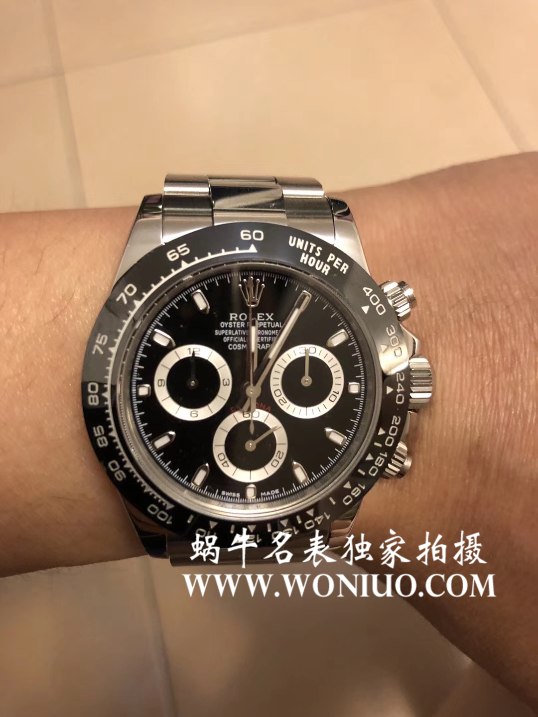   AR厂劳力士904钢宇宙计型迪通拿系列116500LN-78590黑盘机械手表 / R204