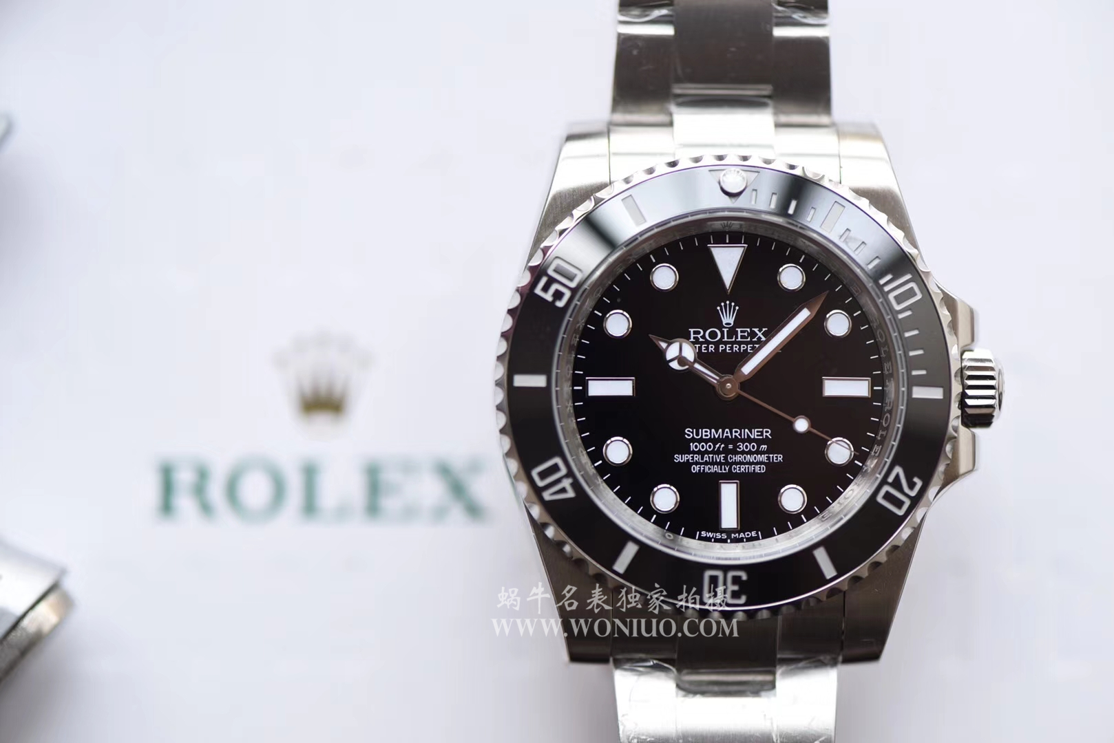   N厂精品V7版  劳力士潜航者型114060-97200 黑盘腕表《无历黑水鬼》 / R031