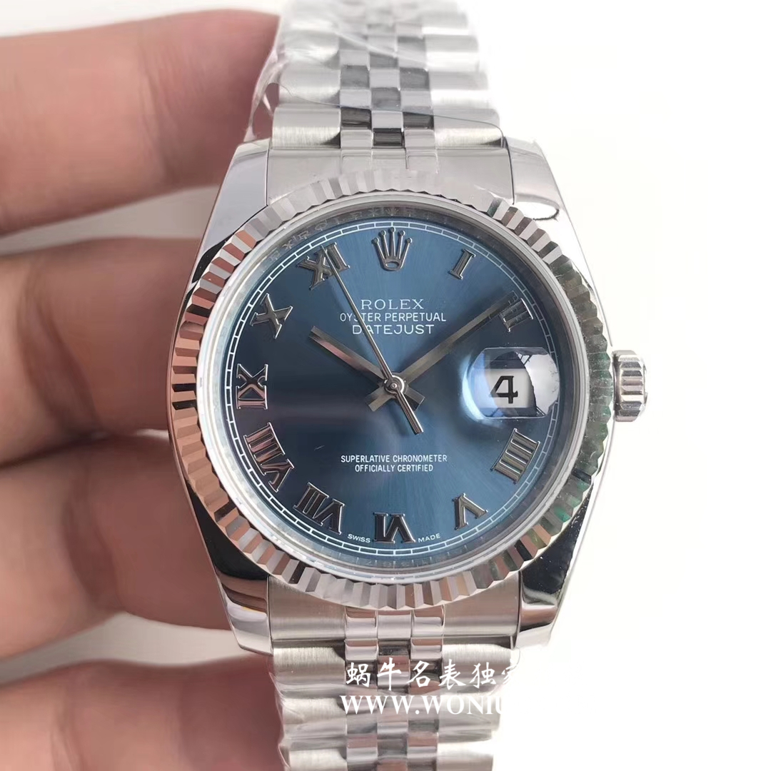   AR表  劳力士日志型36系列116200-72600蓝盘腕表 / RBD203
