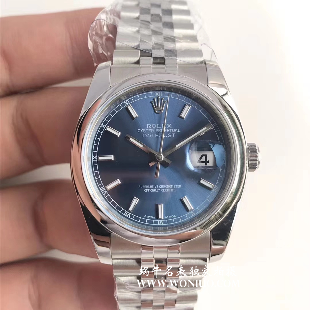   AR表  劳力士日志型36系列116200-72600蓝盘腕表 / RBD203