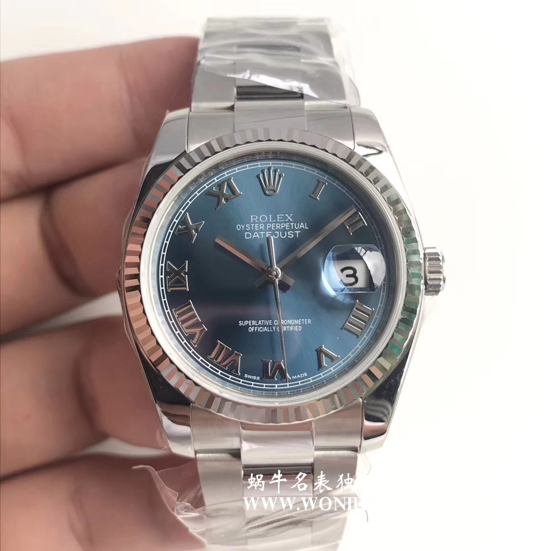   AR表  劳力士日志型36系列116200-72600蓝盘腕表 / RBD203