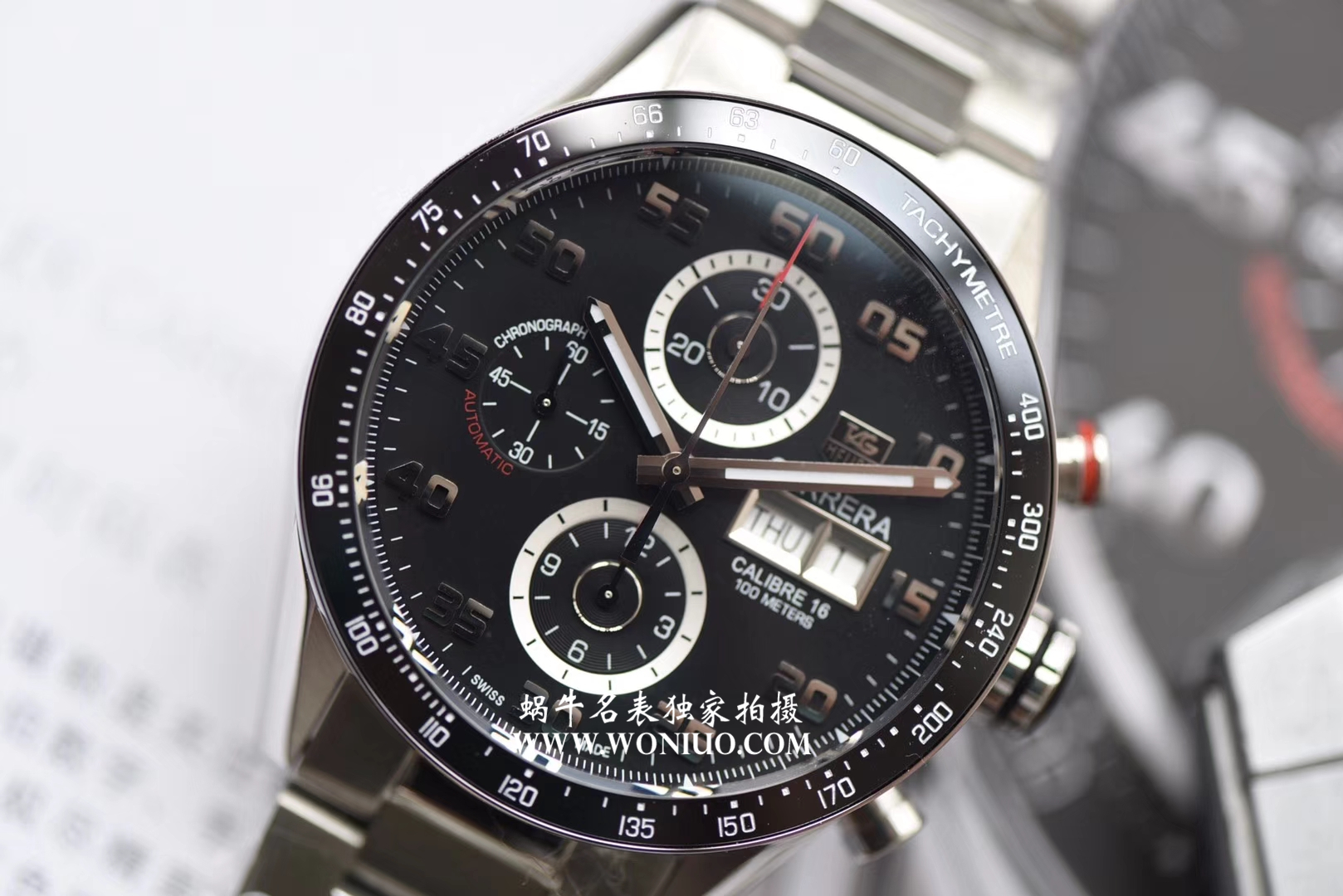   V6  泰格豪雅CALIBRE 16 星期日历自动计时码表系列CV2A10.BA0796、CV2A1S.FC6236腕表 / TG058