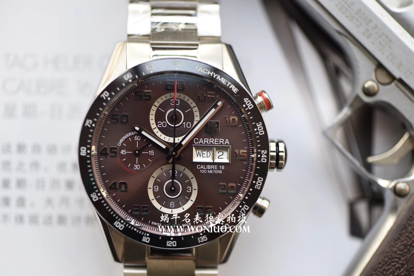   V6  泰格豪雅CALIBRE 16 星期日历自动计时码表系列CV2A10.BA0796、CV2A1S.FC6236腕表 / TG058