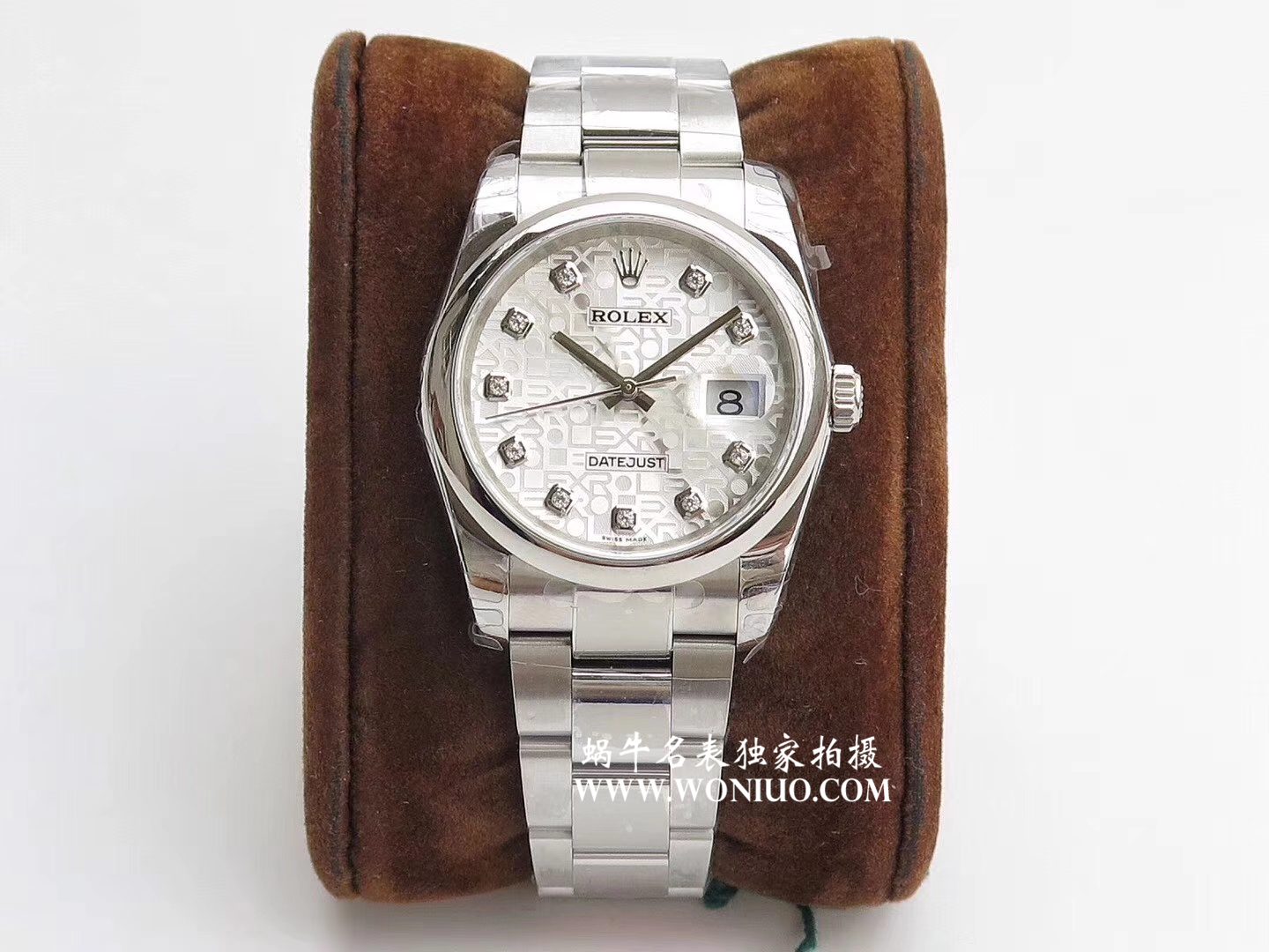   DJ  劳力士日志型系列116238 钻石时标 花纹表盘女士腕表 / R086