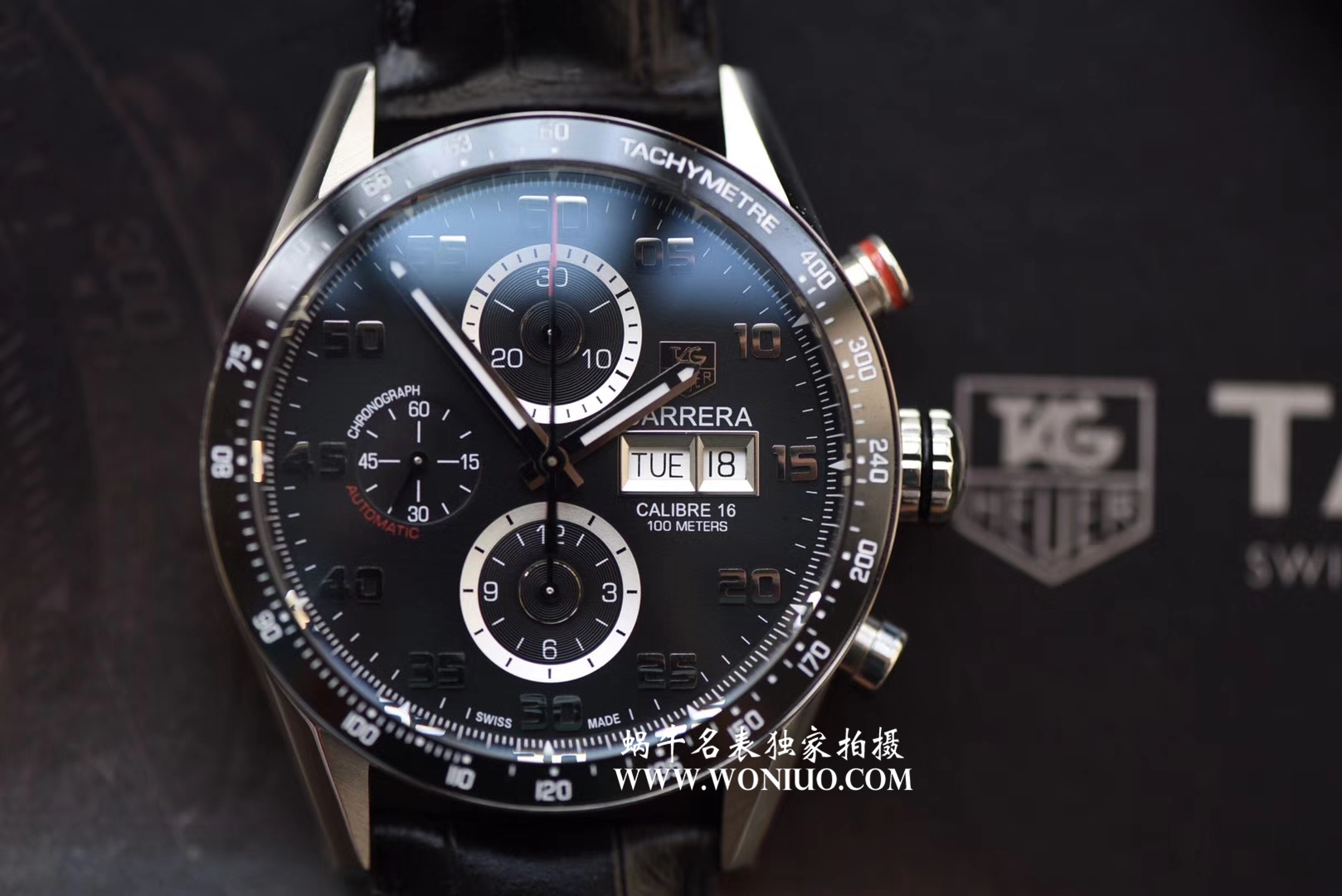   V6  泰格豪雅CALIBRE 16 星期日历自动计时码表系列CV2A10.BA0796、CV2A1S.FC6236腕表 / TG058