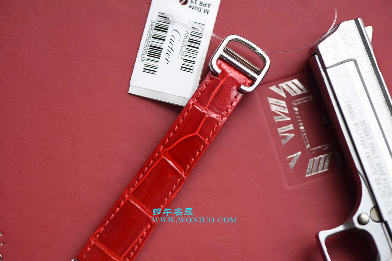   V6  卡地亚蓝气球系列WSBB0022女士33毫米机械中国红特别版腕表 / K147