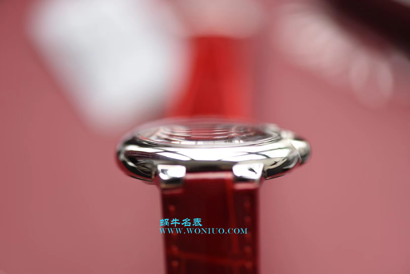   V6  卡地亚蓝气球系列WSBB0022女士33毫米机械中国红特别版腕表 / K147