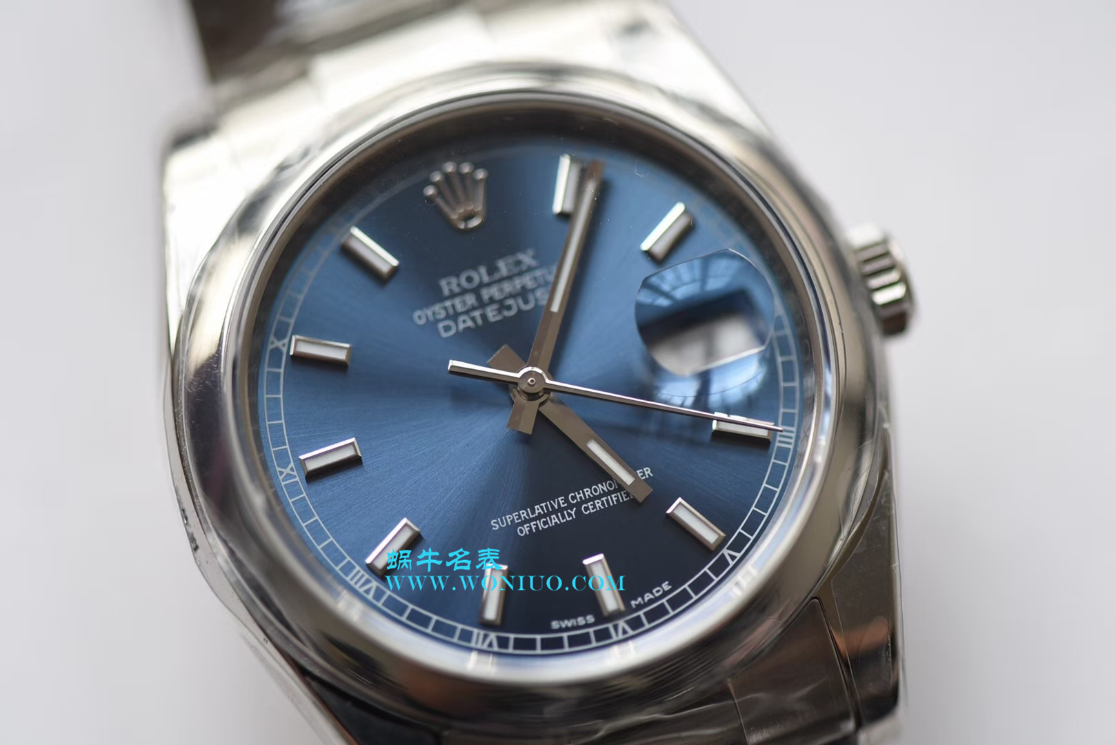   AR  劳力士日志型系列116200-72600蓝盘36毫米中性腕表男女均可戴 / R207