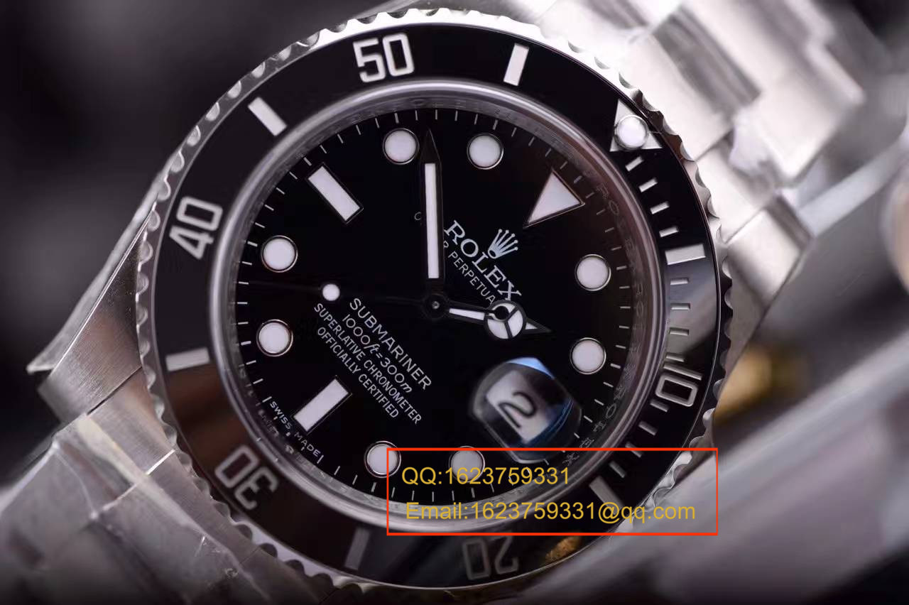   视频测评N厂V7版本  高劳力士潜航者型系列116610LN-97200 《黑水鬼》  / R107