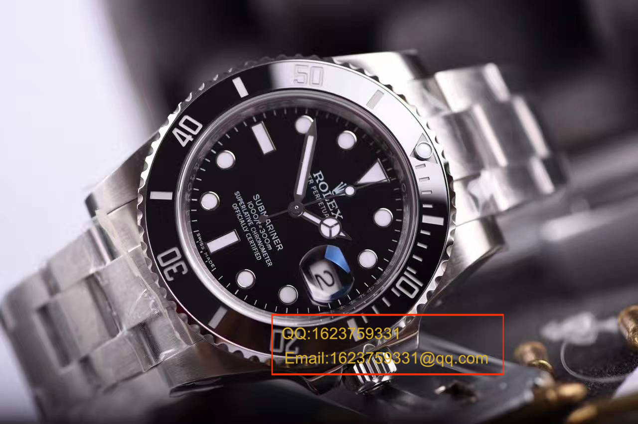   视频测评N厂V7版本  高劳力士潜航者型系列116610LN-97200 《黑水鬼》  / R107