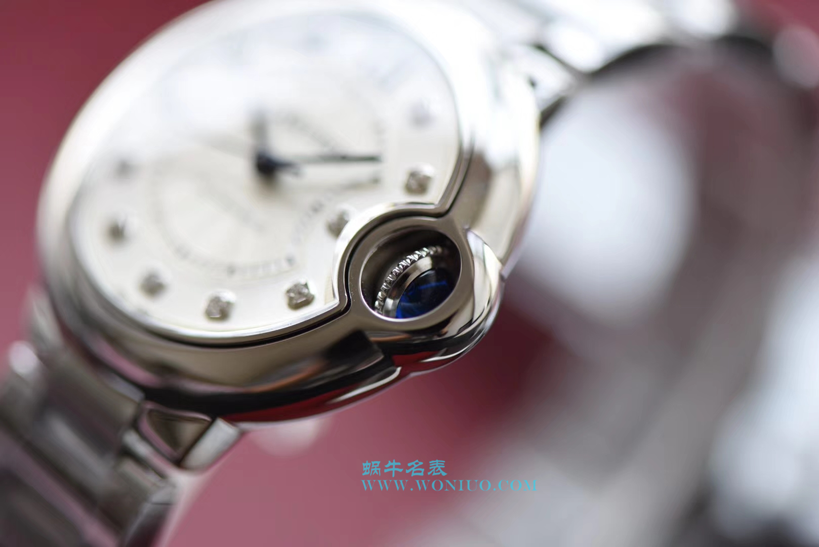   V6  卡地亚蓝气球系列WE902074女装33毫米机械腕表 / K149