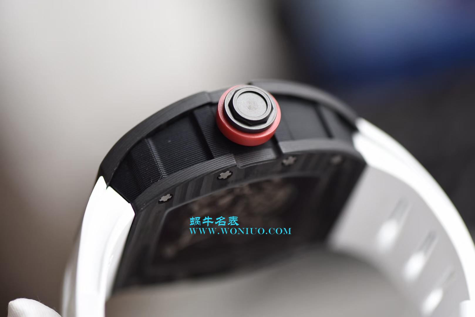   KV  理查德.米勒RICHARD MILLE男士系列RM 055碳纤维白面橡胶带新款 / RM 055C