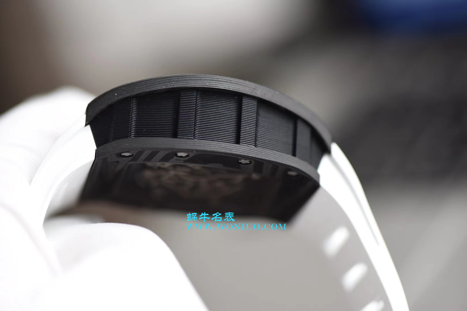   KV  理查德.米勒RICHARD MILLE男士系列RM 055碳纤维白面橡胶带新款 / RM 055C