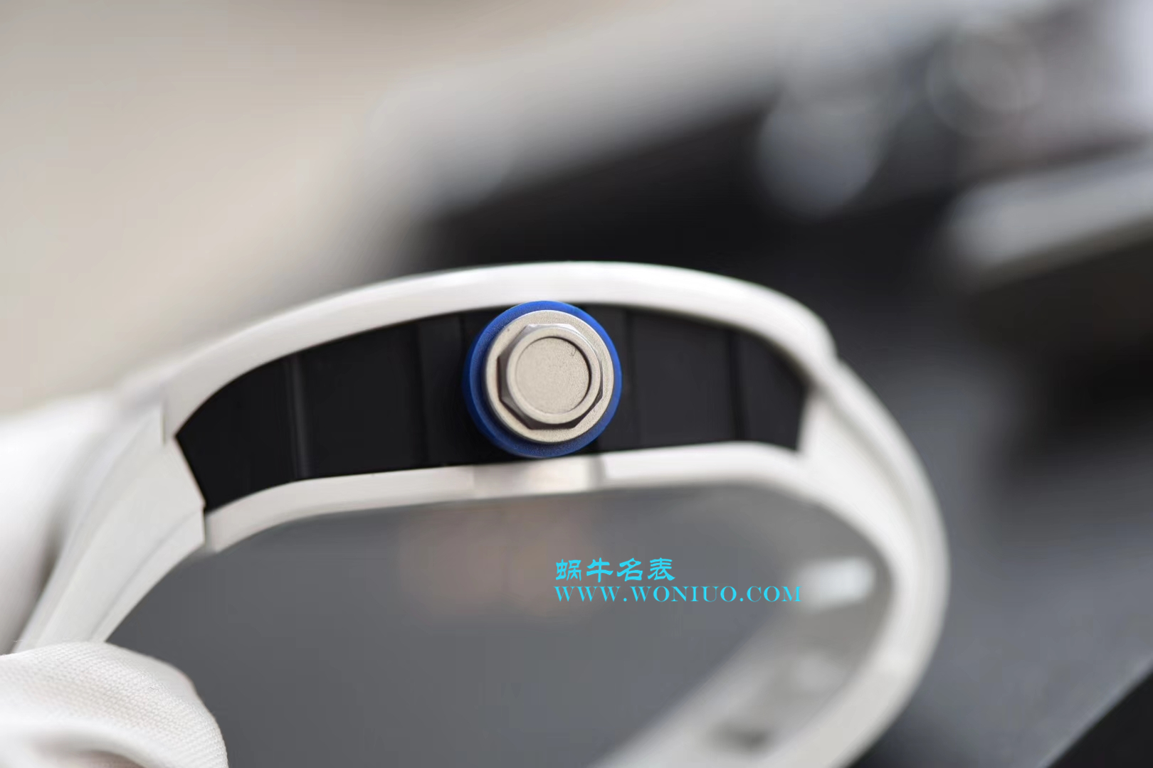   KV  理查德.米勒RICHARD MILLE男士系列RM 055白陶瓷白面橡胶带新款腕表 / RM 055D