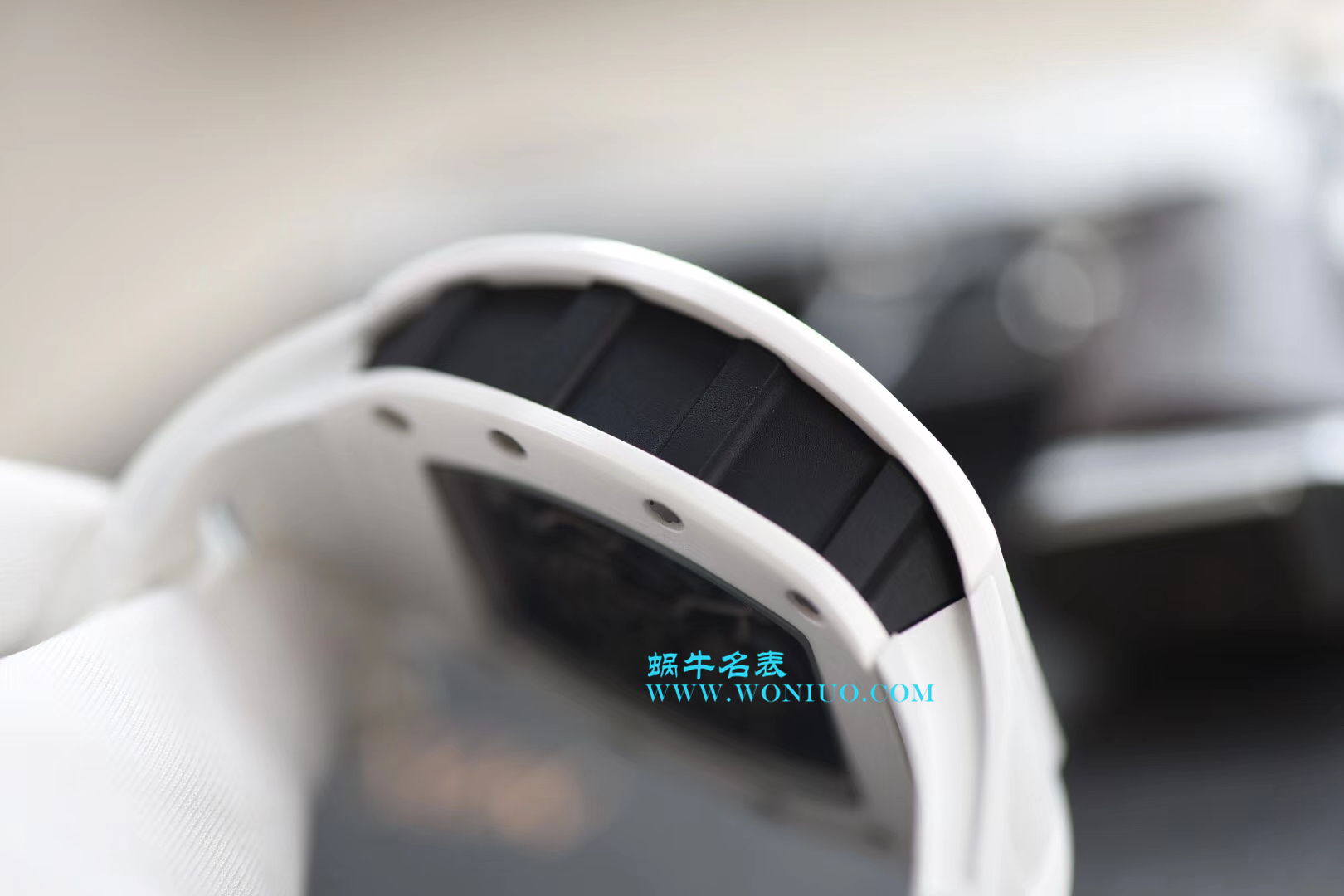   KV  理查德.米勒RICHARD MILLE男士系列RM 055白陶瓷白面橡胶带新款腕表 / RM 055D