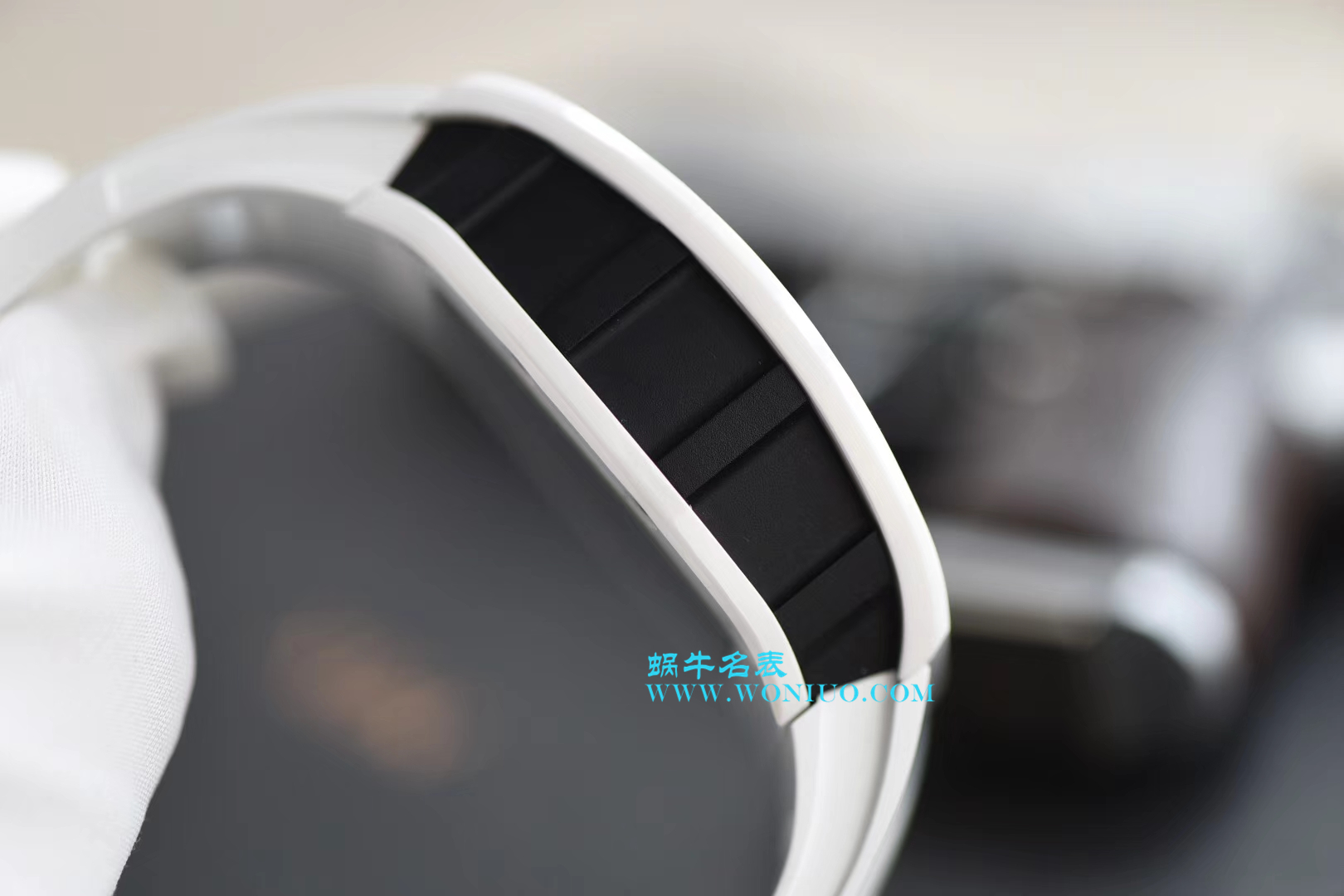   KV  理查德.米勒RICHARD MILLE男士系列RM 055白陶瓷白面橡胶带新款腕表 / RM 055D