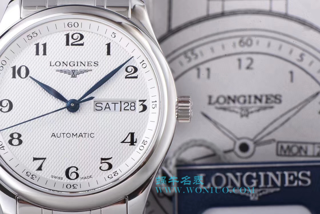   LG  浪琴名匠系列星期日历双历L2.755.4.78.3腕表 / L099