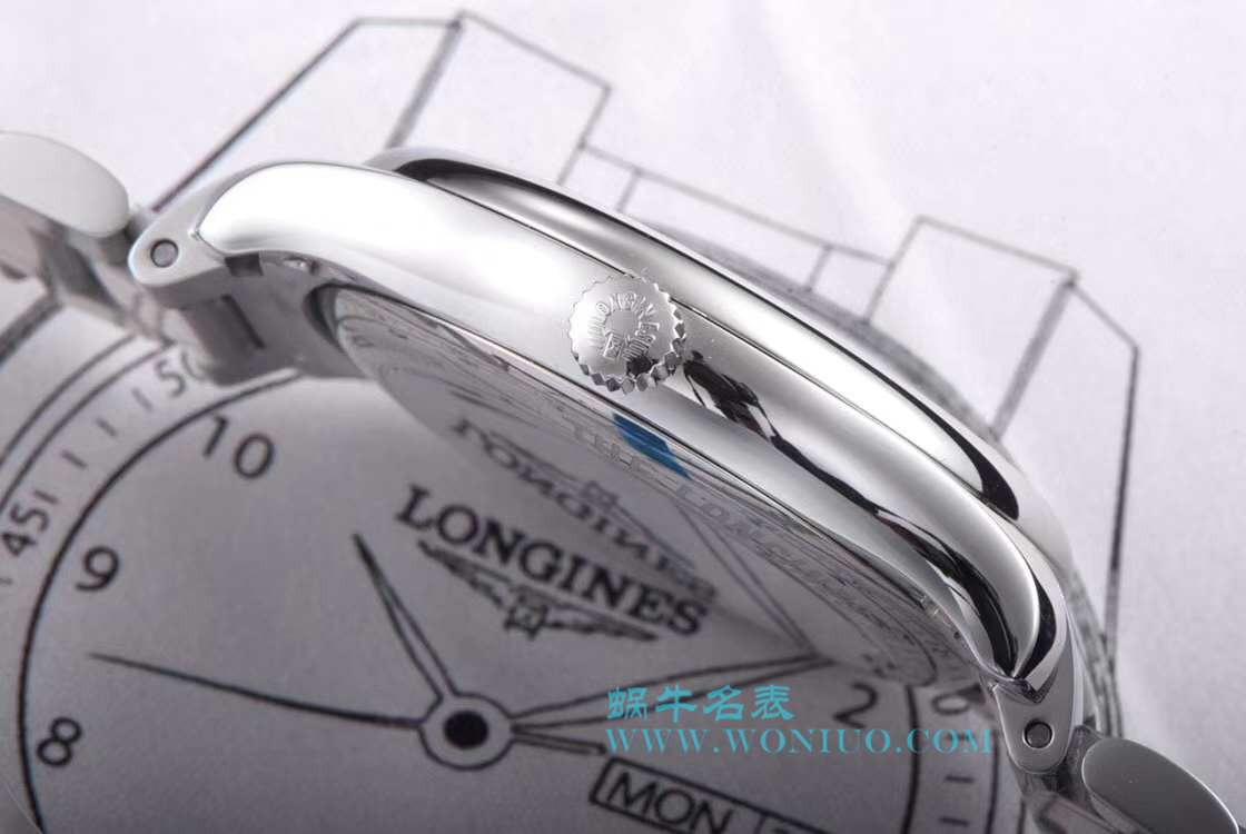   LG  浪琴名匠系列星期日历双历L2.755.4.78.3腕表 / L099