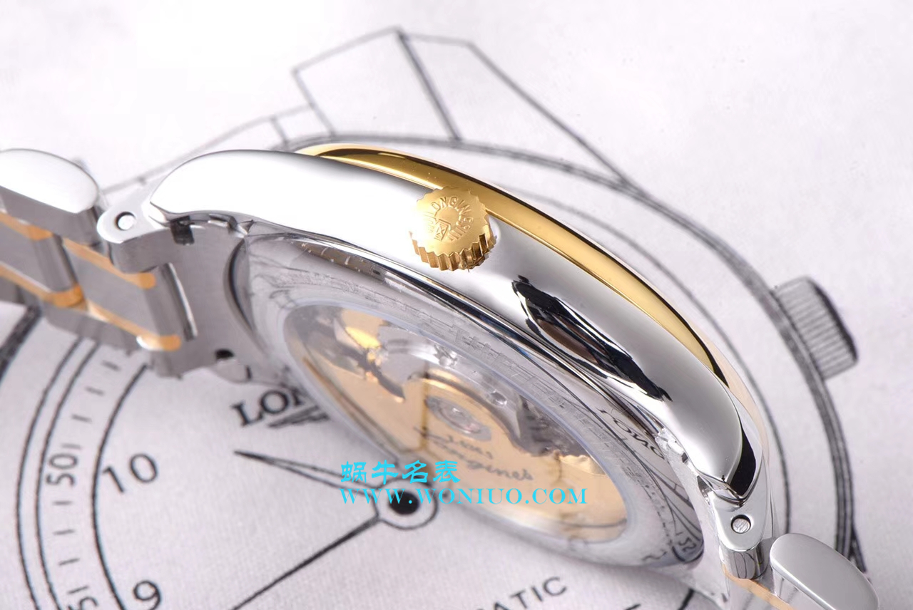   LG  浪琴名匠系列星期日历双历L2.755.4.78.3腕表 / L099