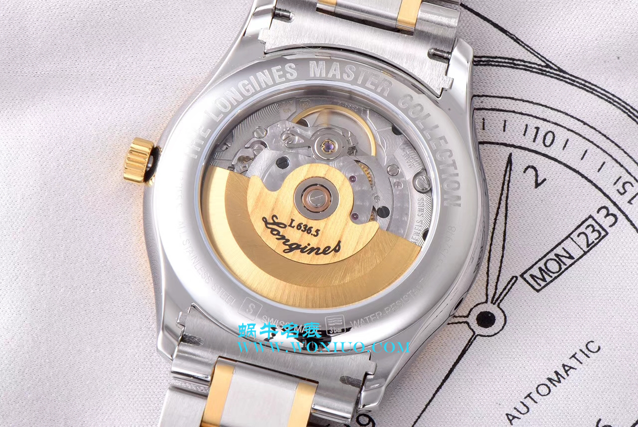   LG  浪琴名匠系列星期日历双历L2.755.4.78.3腕表 / L099