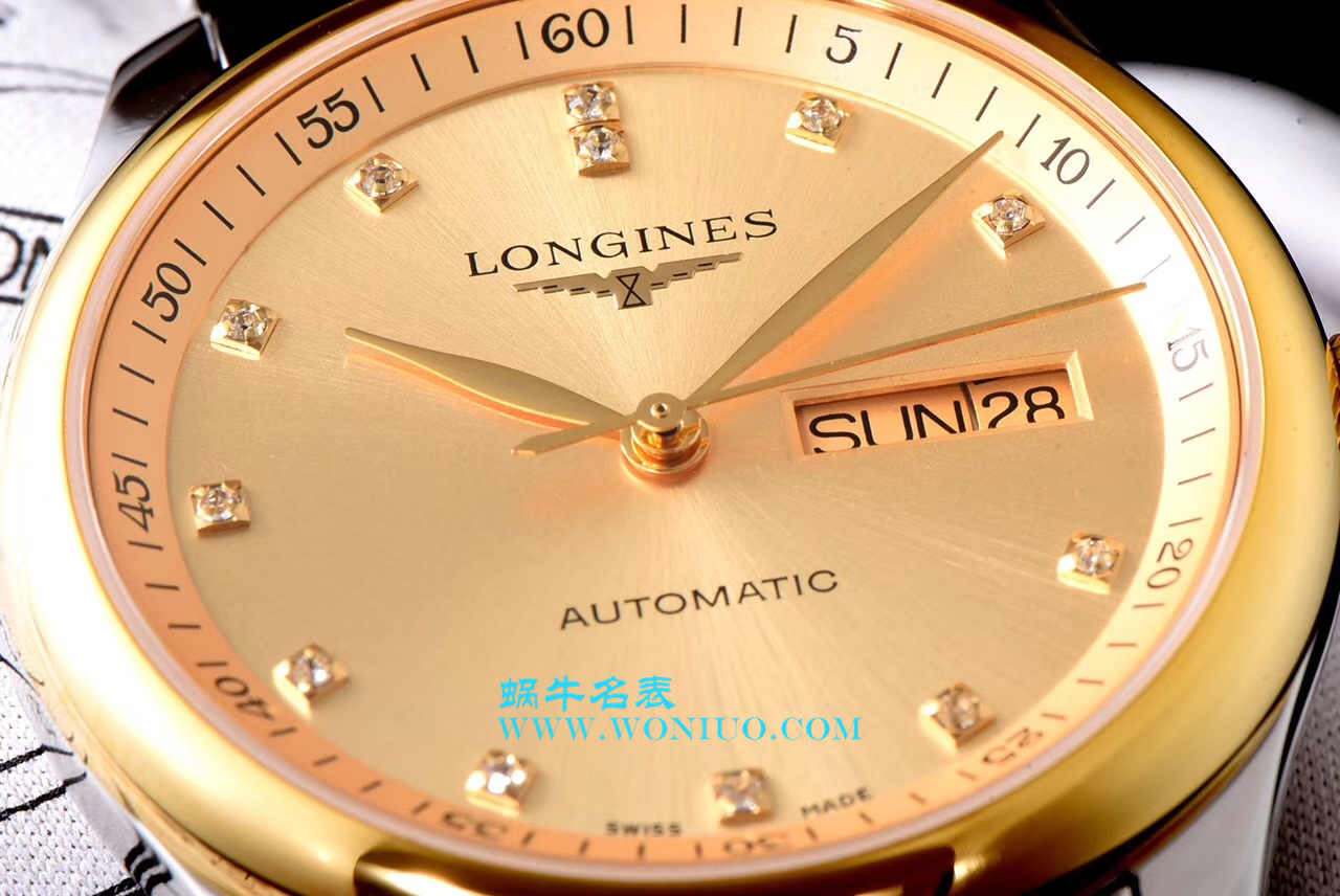   LG  浪琴名匠系列星期日历双历L2.755.4.78.3腕表 / L099