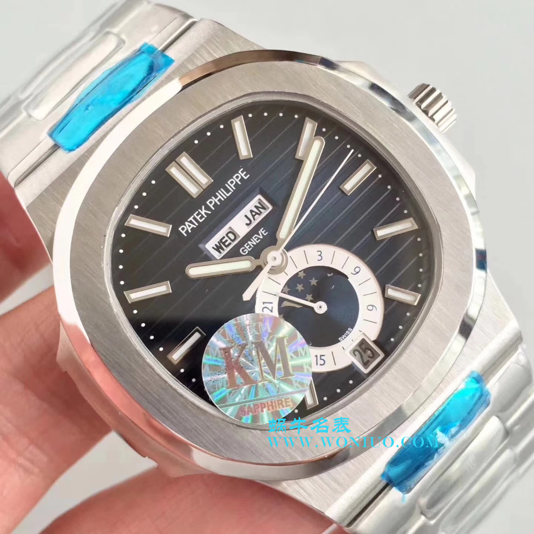   KM高百达翡丽运动系列鹦鹉螺月相5726/1A腕表 / BDBE199