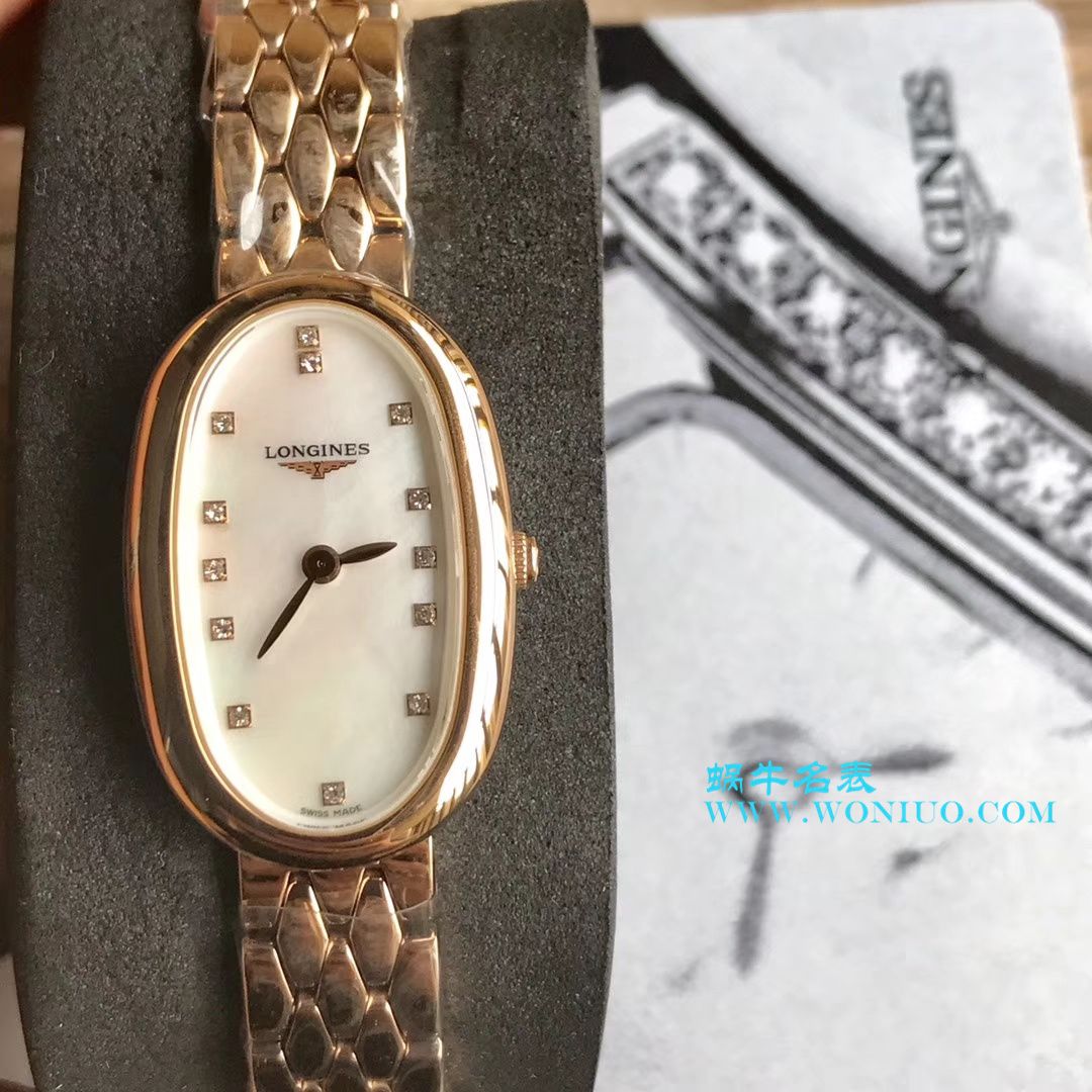 视频评测KZ台湾厂高浪琴优雅圆舞曲系列L2.305.4.87.6女士石英腕表 / LAC043