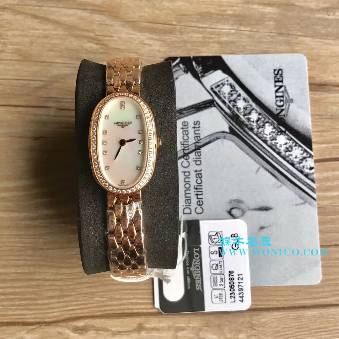 视频评测KZ台湾厂高浪琴优雅圆舞曲系列L2.305.4.87.6女士石英腕表 / LAC043