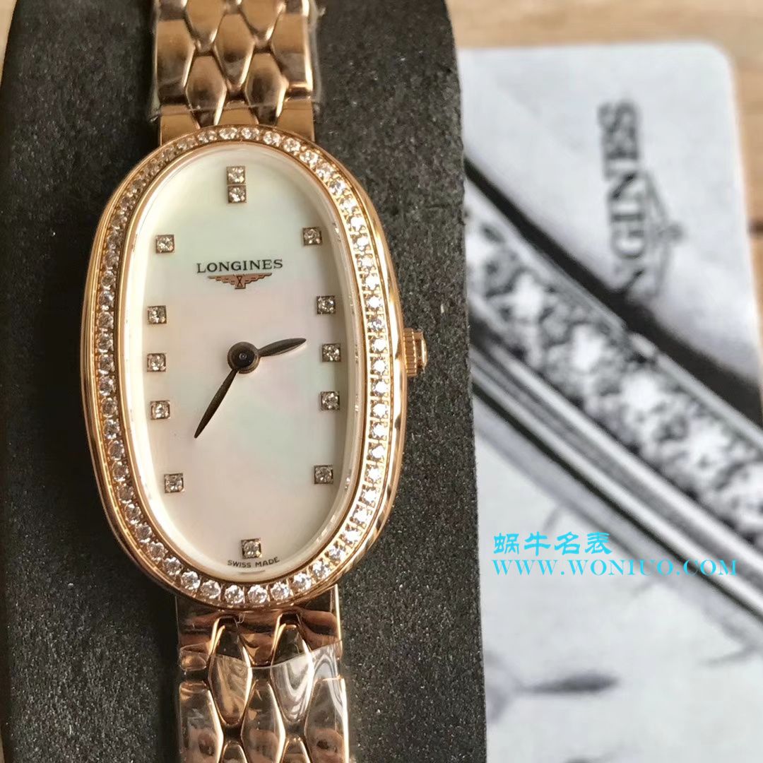 视频评测KZ台湾厂高浪琴优雅圆舞曲系列L2.305.4.87.6女士石英腕表 / LAC043