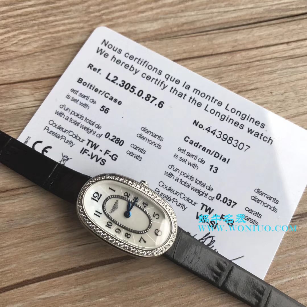 视频评测KZ台湾厂高浪琴优雅圆舞曲系列L2.305.4.87.6女士石英腕表 / LAC043