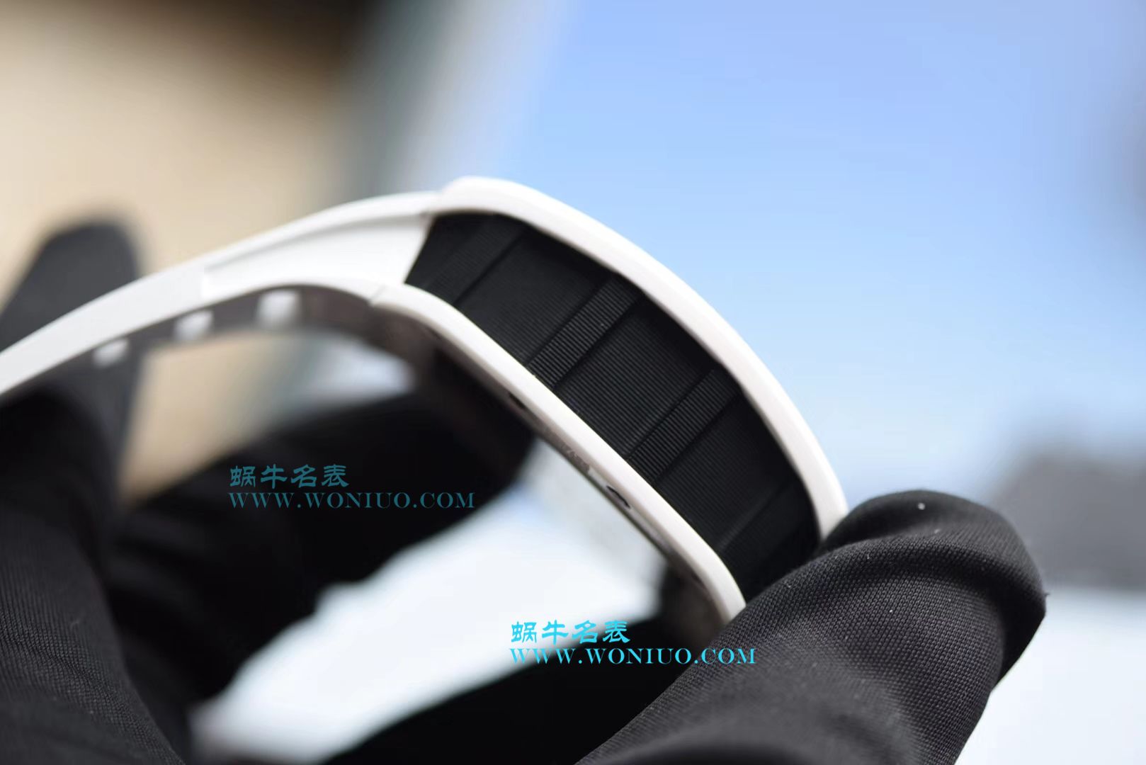   KV  理查德米尔RICHARD MILLE男士系列RM011 白陶瓷多功能腕表 / RM 011G