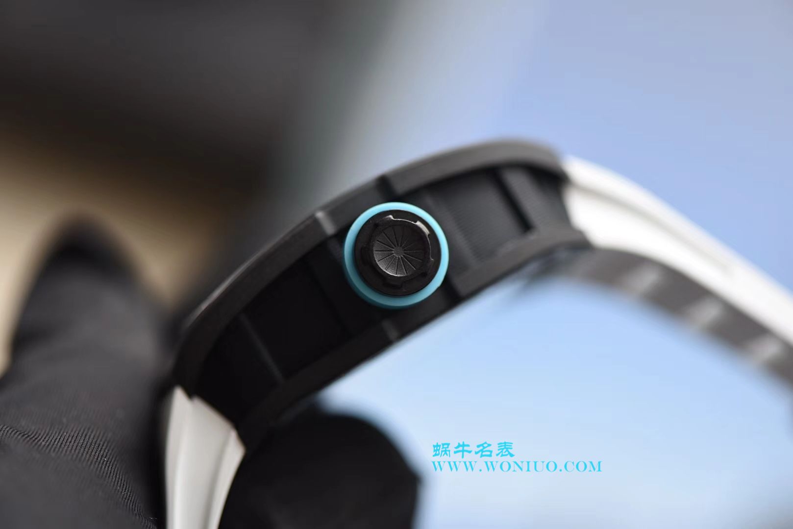   KV  理查德米尔RICHARDMILLE 最强版RM055巴巴沃森.蒂芙尼蓝阿布扎比赛道特别纪念版 / RM 055G