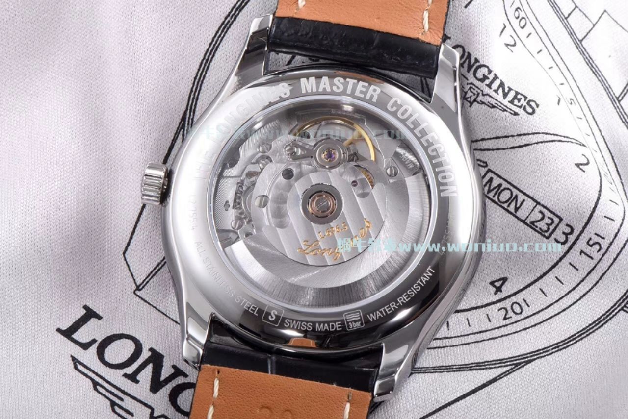   LG  浪琴MASTER COLLECTION名匠系列L2.755.4.51.6《钢带》，L2.755.4.51.7《皮带》腕表 / L102