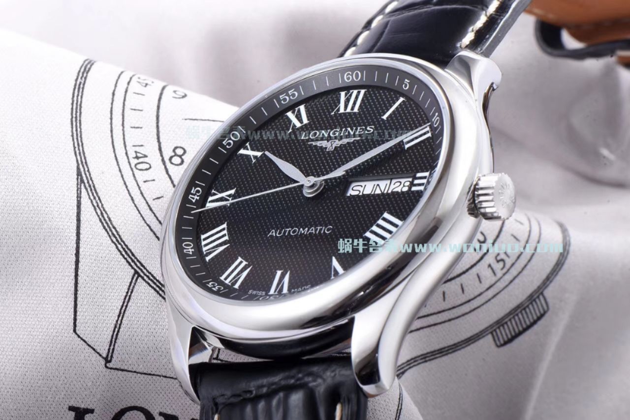   LG  浪琴MASTER COLLECTION名匠系列L2.755.4.51.6《钢带》，L2.755.4.51.7《皮带》腕表 / L102