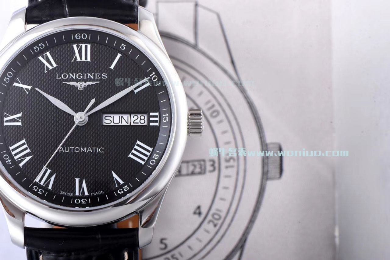   LG  浪琴MASTER COLLECTION名匠系列L2.755.4.51.6《钢带》，L2.755.4.51.7《皮带》腕表 / L102