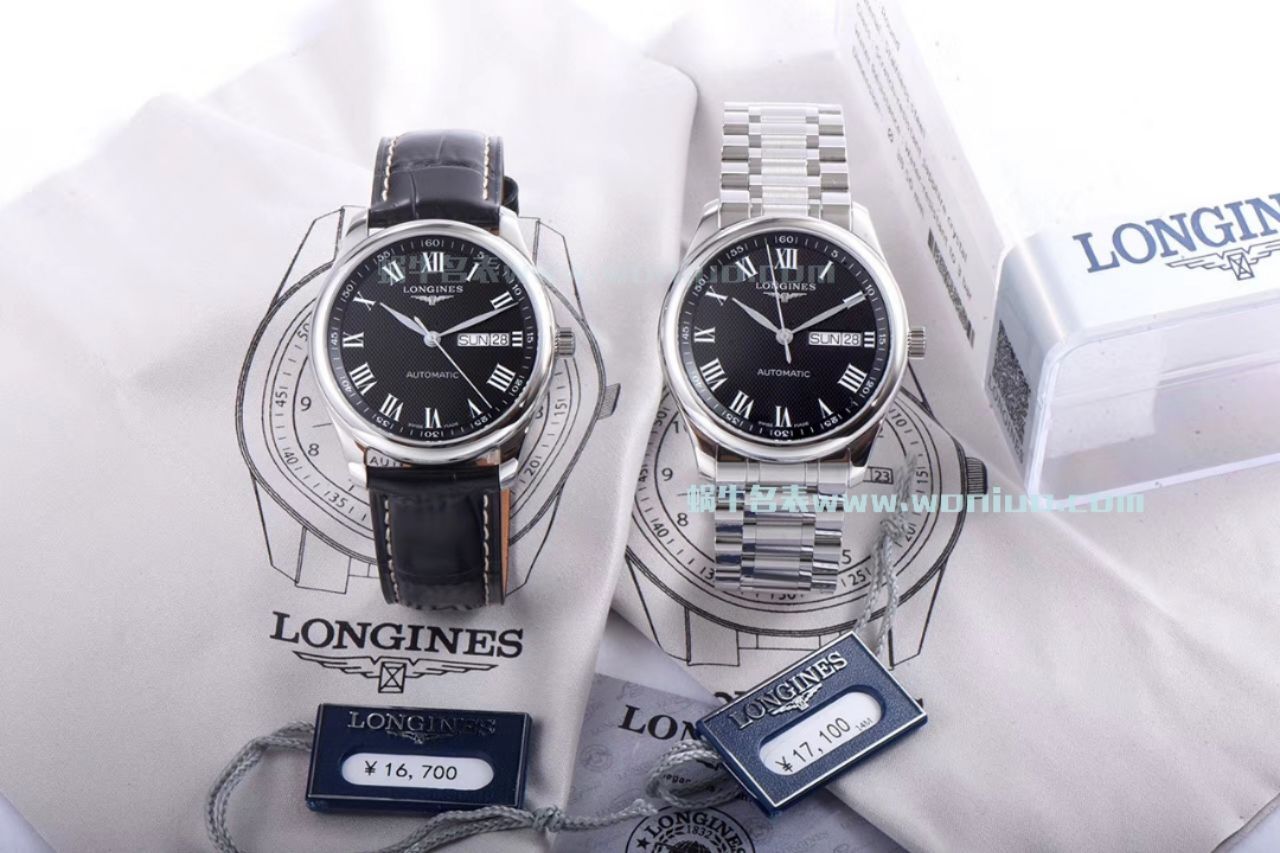   LG  浪琴MASTER COLLECTION名匠系列L2.755.4.51.6《钢带》，L2.755.4.51.7《皮带》腕表 / L102