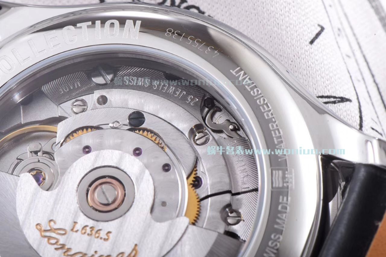   LG  浪琴MASTER COLLECTION名匠系列L2.755.4.51.6《钢带》，L2.755.4.51.7《皮带》腕表 / L102