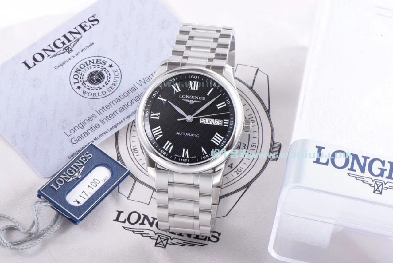   LG  浪琴MASTER COLLECTION名匠系列L2.755.4.51.6《钢带》，L2.755.4.51.7《皮带》腕表 / L102