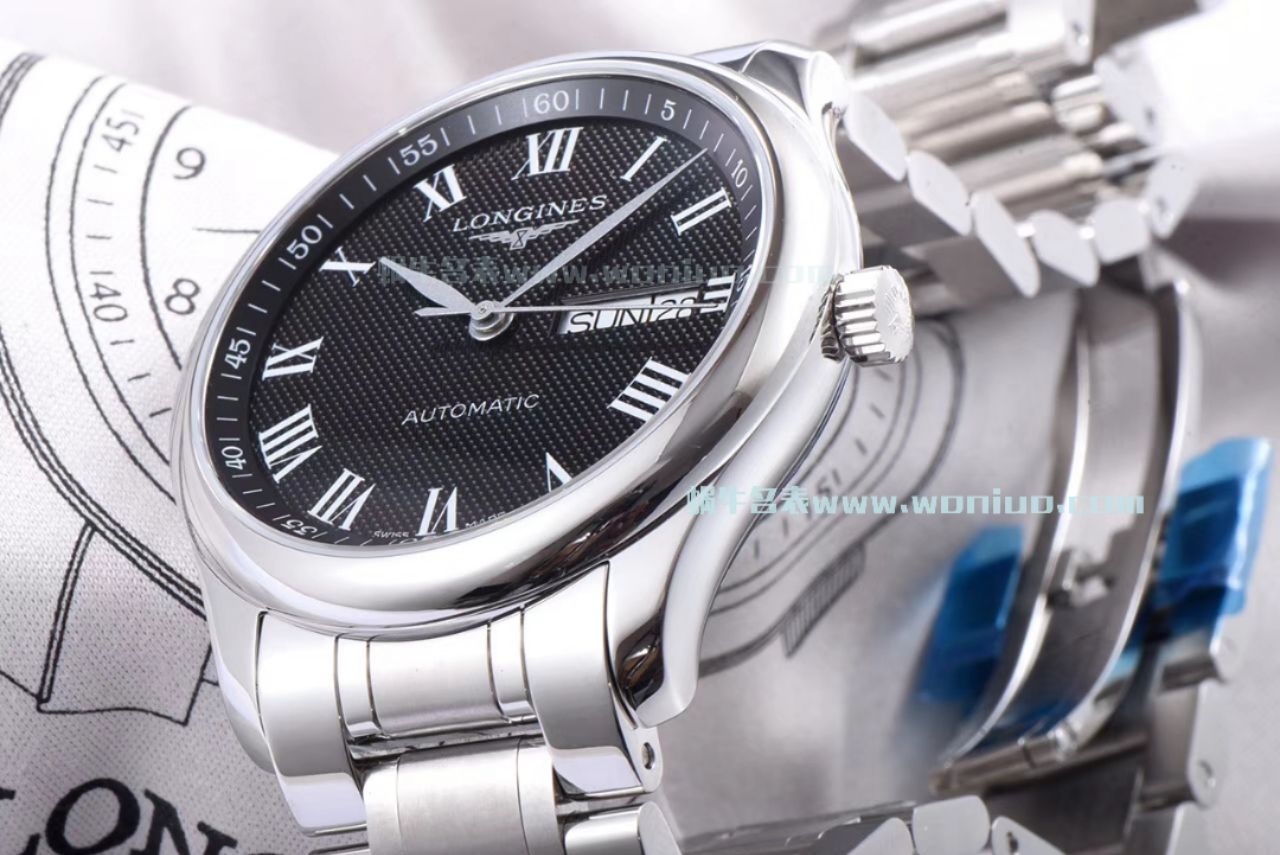   LG  浪琴MASTER COLLECTION名匠系列L2.755.4.51.6《钢带》，L2.755.4.51.7《皮带》腕表 / L102