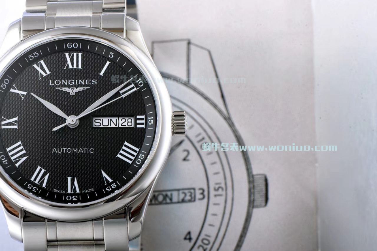   LG  浪琴MASTER COLLECTION名匠系列L2.755.4.51.6《钢带》，L2.755.4.51.7《皮带》腕表 / L102