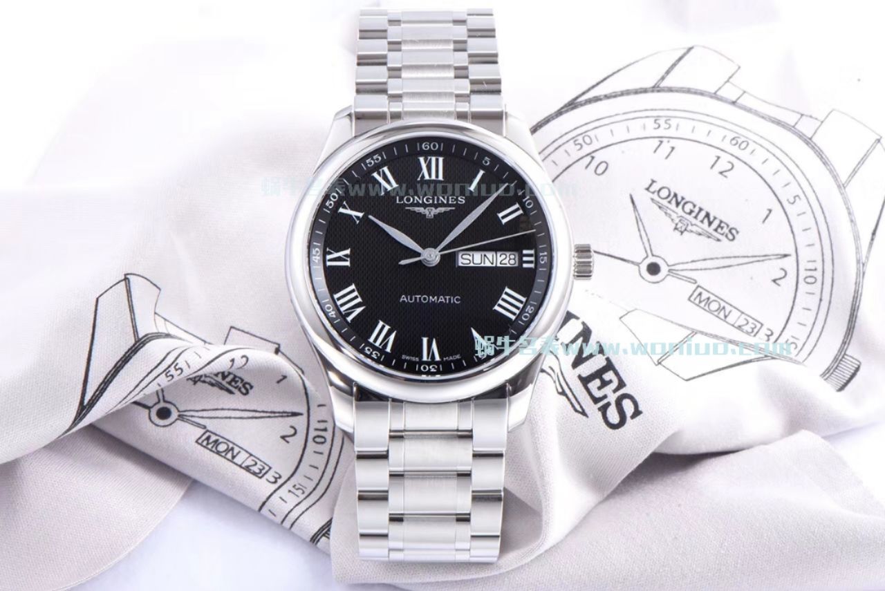   LG  浪琴MASTER COLLECTION名匠系列L2.755.4.51.6《钢带》，L2.755.4.51.7《皮带》腕表 / L102