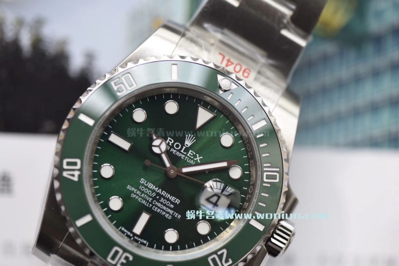   NOOB厂V9版本904L不锈钢版本  劳力士潜航者型116610LV-97200 绿盘腕表(绿水鬼)、116610LN-97200 《黑水鬼》 / RCB199