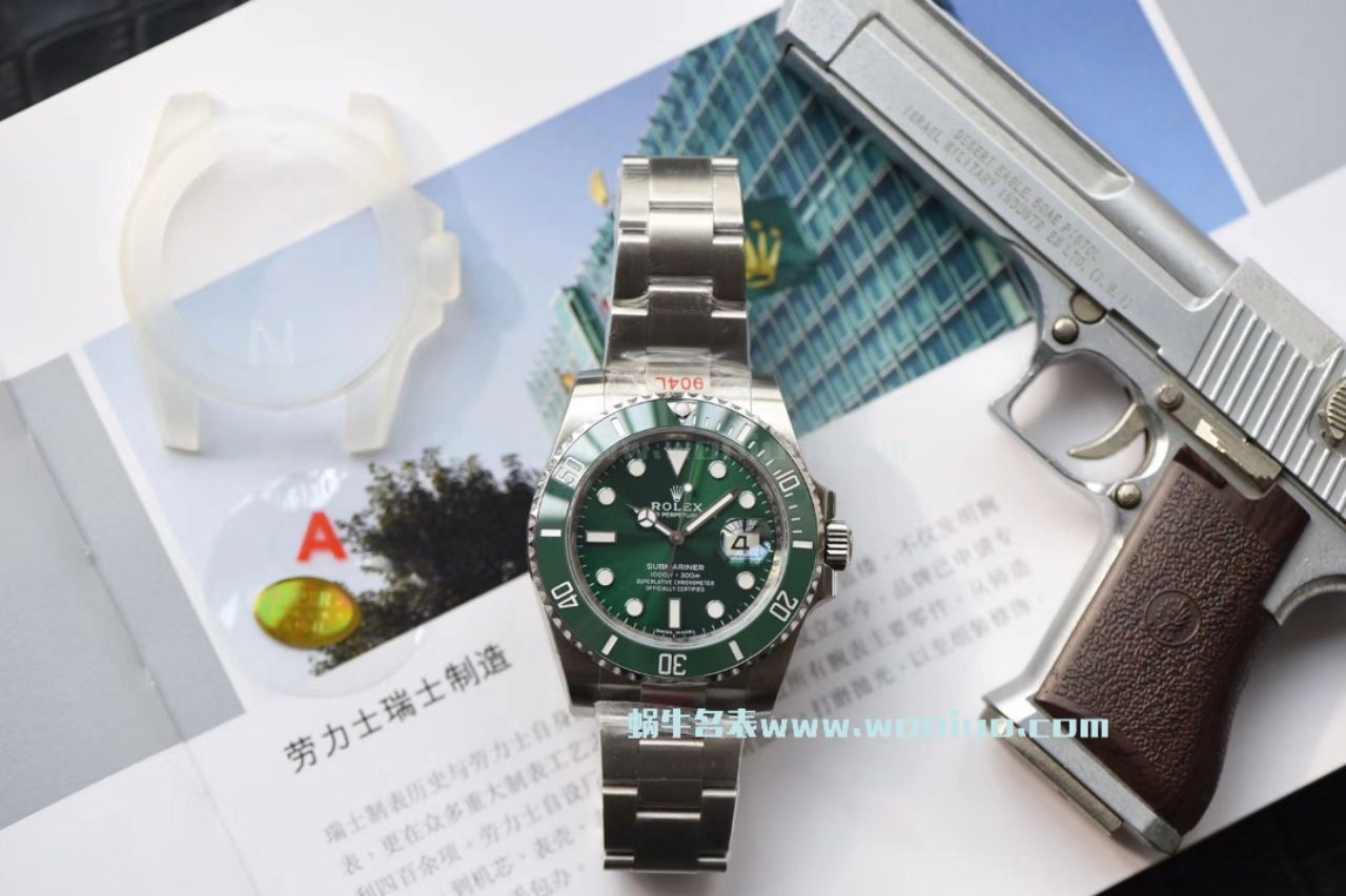   NOOB厂V9版本904L不锈钢版本  劳力士潜航者型116610LV-97200 绿盘腕表(绿水鬼)、116610LN-97200 《黑水鬼》 / RCB199