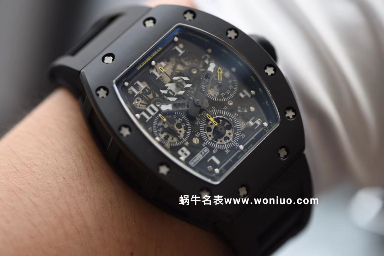 理查德米尔最新RM011-KV出品 真陶瓷壳套 细节讲究 最高版本 / KVRM011BLACK