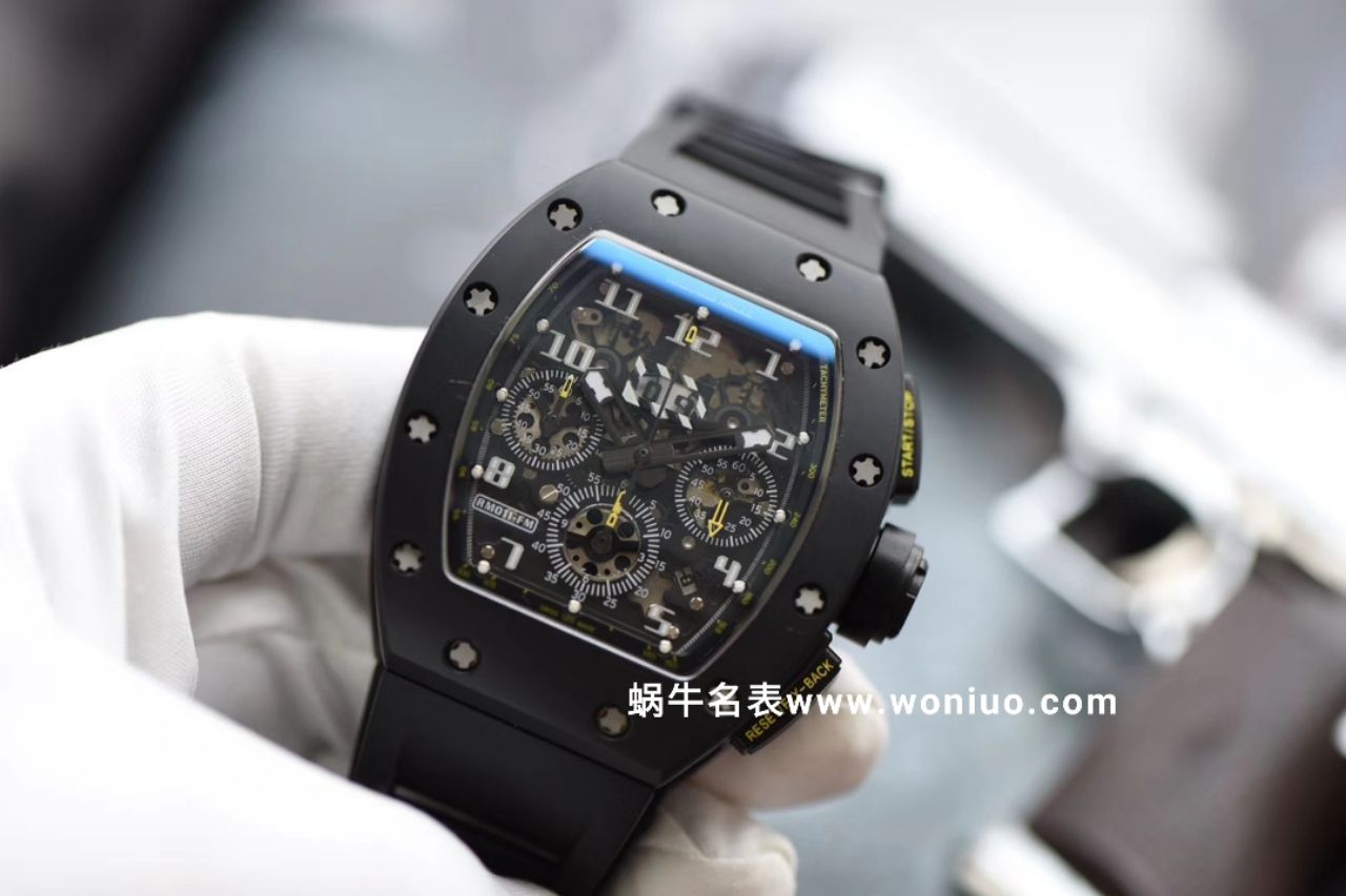 理查德米尔最新RM011-KV出品 真陶瓷壳套 细节讲究 最高版本 / KVRM011BLACK