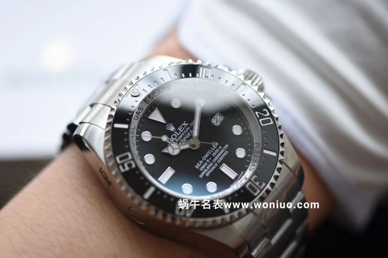 AR黑鬼王904L超级3135机新款 AR劳力士SEA-DWELLER鬼王44MM副本的十年精华 / R2115