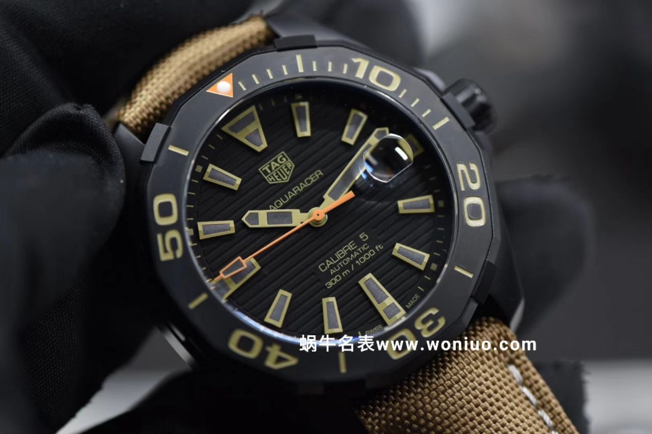 V6厂版本新品～豪雅竟潜43mm黑壳 同步专柜最新款  / TG059