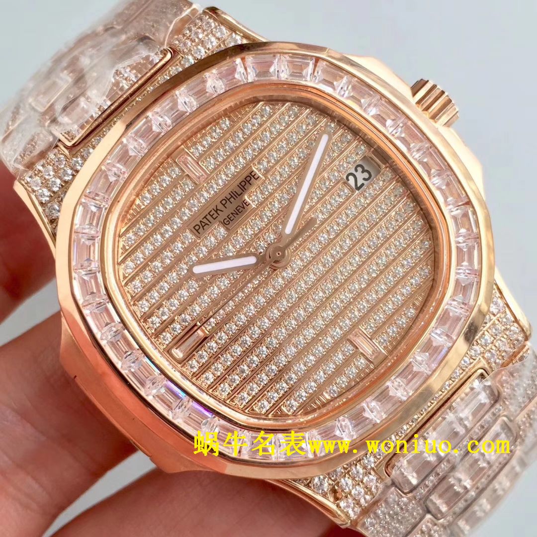 DM新品 百达翡丽满天星 方钻 运动系列鹦鹉螺5719/1G-001 / BD225