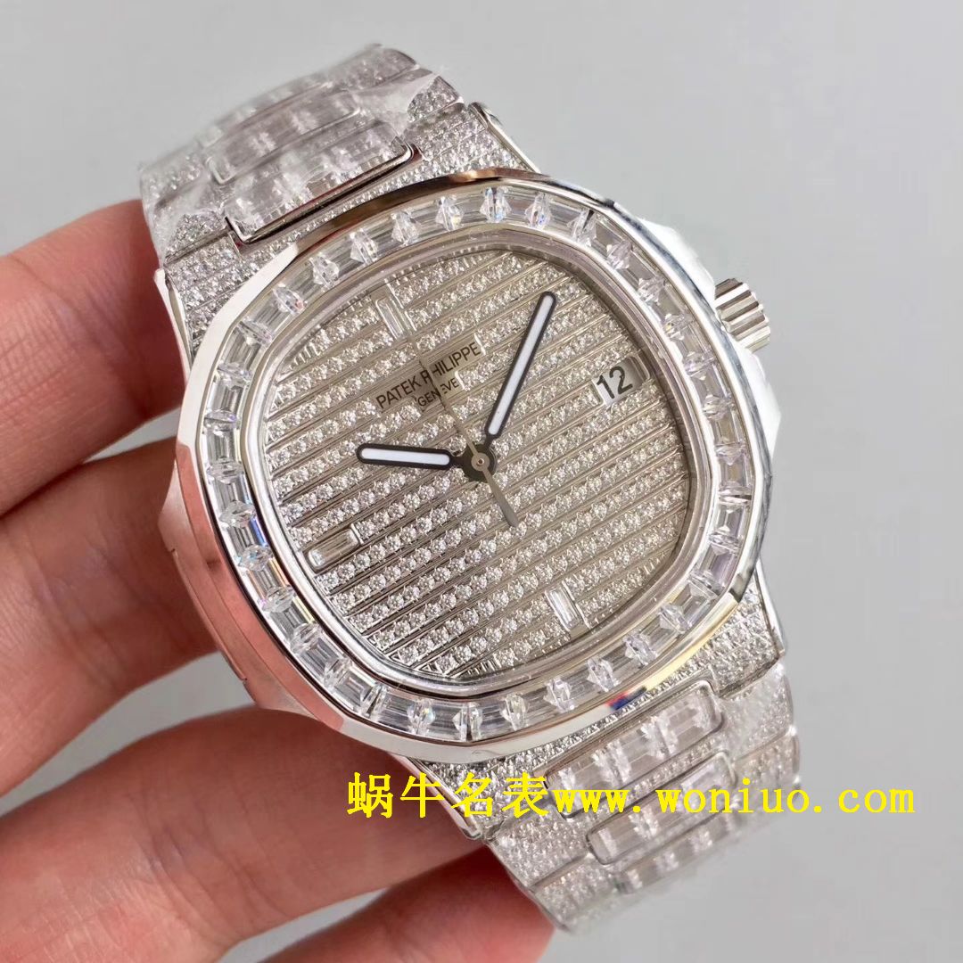 DM新品 百达翡丽满天星 方钻 运动系列鹦鹉螺5719/1G-001 / BD225