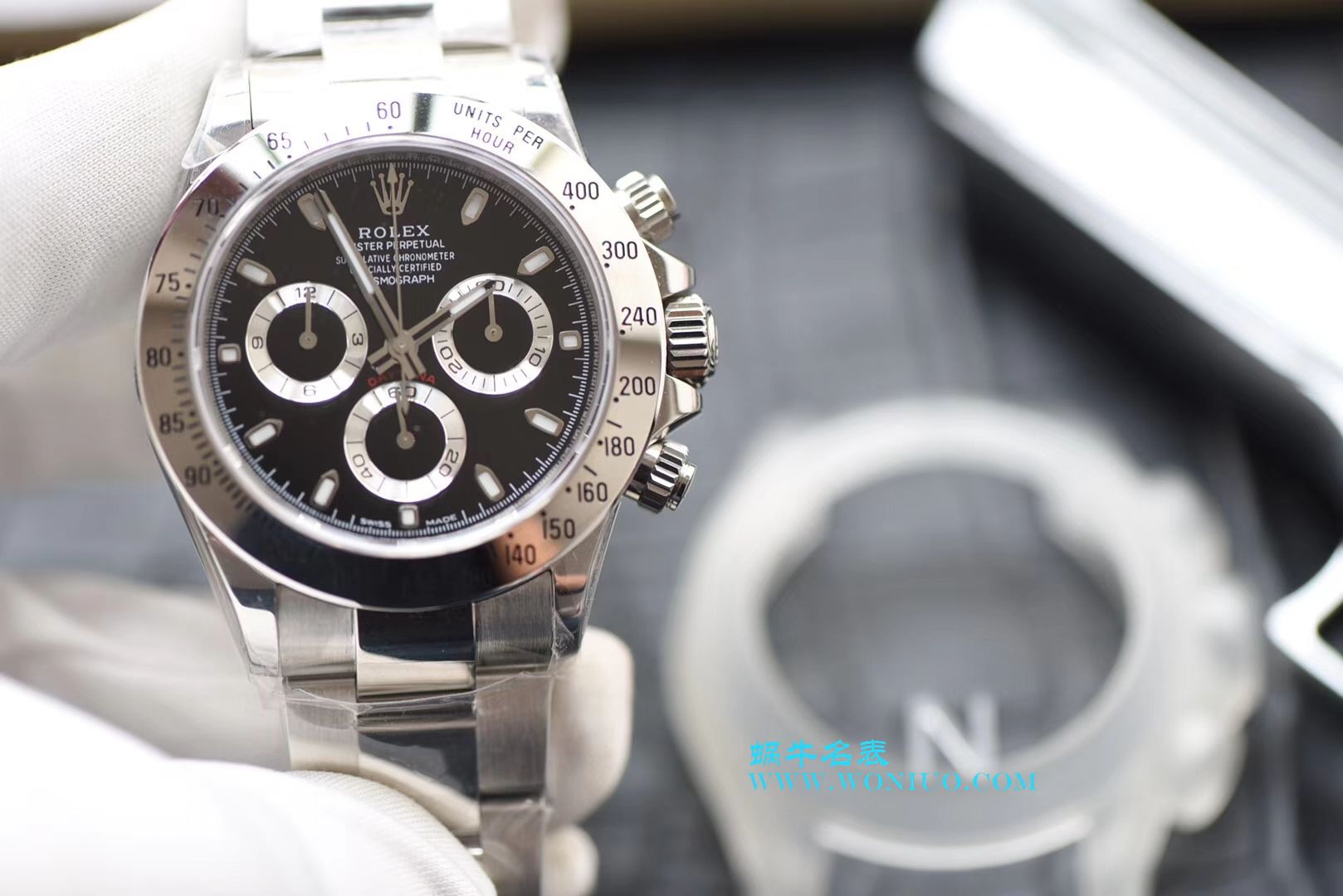   N厂最新神作～原装结构4130迪通拿  劳力士宇宙计型迪通拿最好116520-78590 黑盘腕表(黑钢迪) / R216